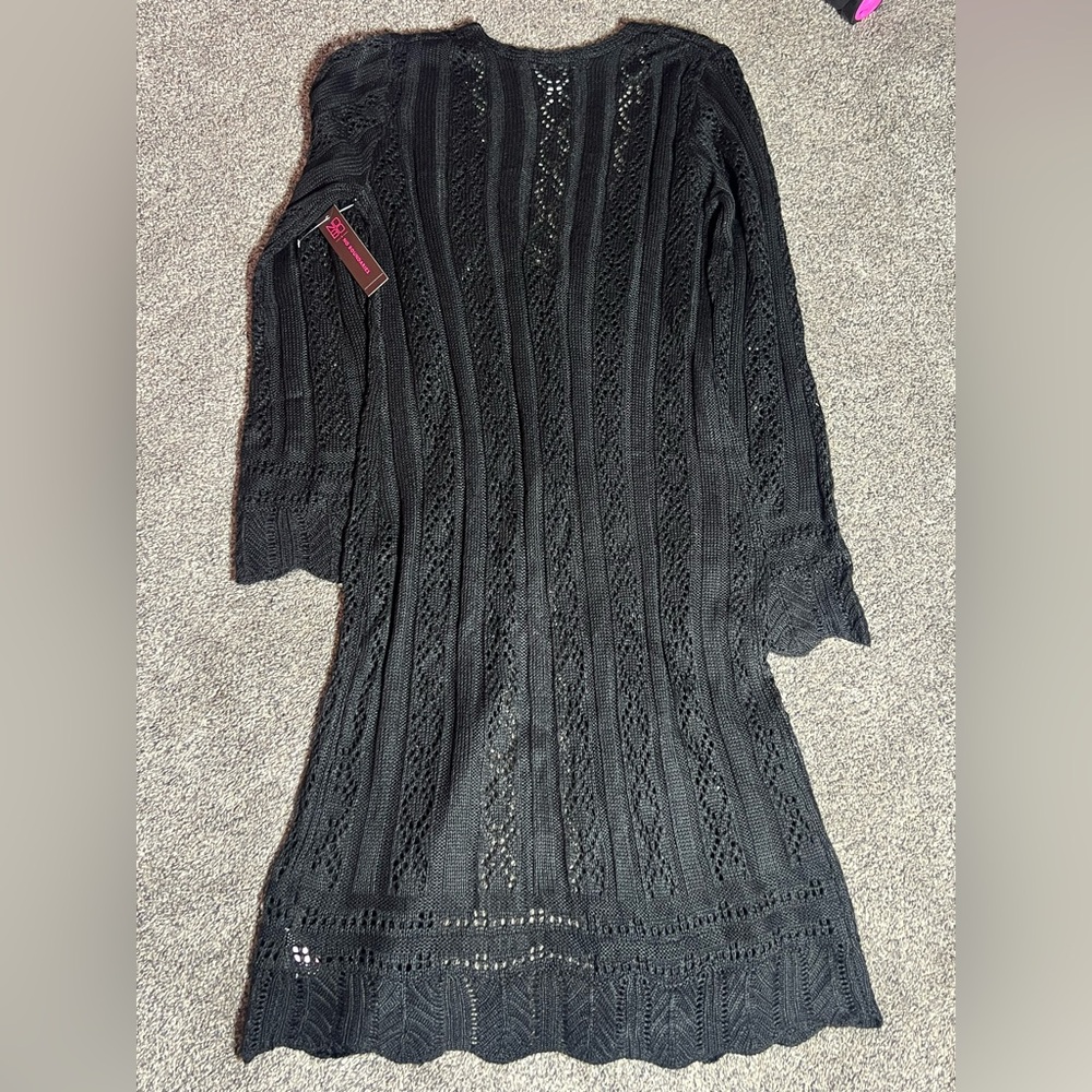 NWT No Boundaries Charcoal Knit Sweater - Picture 13 of 13